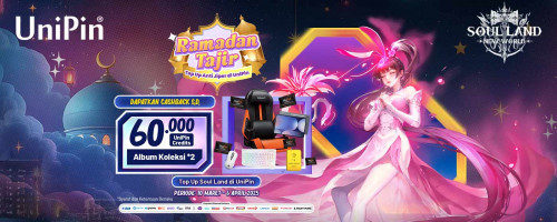 [Ramadhan Tajir] Top Up Soul Land di UniPin - Dapatkan Cashback s.d 60.000 UniPin Credits & Berbagai Kode Item Eksklusif!
